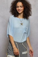 POL Vintage Washed Short Sleeve-Tops-Krush Kandy, Women's Online Fashion Boutique Located in Phoenix, Arizona (Scottsdale Area)