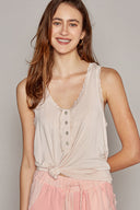 POL Lace Trim Open-Back Tank-Tops-Krush Kandy, Women's Online Fashion Boutique Located in Phoenix, Arizona (Scottsdale Area)
