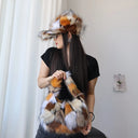 Wild Texture Plush Statement Hobo Bag-Pre order