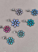 Silver Blossom Gem Pendant-Pendant Necklaces-Rae Collective, Women's Online Fashion Boutique Located in Phoenix, Arizona (Scottsdale Area)