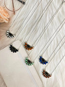 Multi Stone Half Daisy Chain Necklace