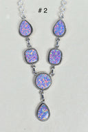 Sterling Silver Y Lariat Gemstone Necklace-Lariat and Y Necklaces-Krush Kandy, Women's Online Fashion Boutique Located in Phoenix, Arizona (Scottsdale Area)