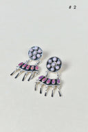 Give Em A Hand Jeweled Post Earrings-Stud Earrings-Rae Collective, Women's Online Fashion Boutique Located in Phoenix, Arizona (Scottsdale Area)