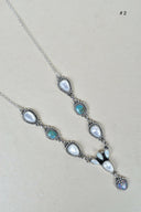 The Ethereal Elegance Sterling Silver Necklace-Lariat and Y Necklaces-Rae Collective, Women's Online Fashion Boutique Located in Phoenix, Arizona (Scottsdale Area)