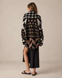 Mosaic Muse Patterned Cardigan