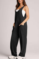 Lovelet Wide Strap Jumpsuit with Pockets-Rae Collective, Women's Online Fashion Boutique Located in Phoenix, Arizona (Scottsdale Area)