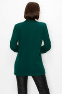 Class and Sass Ruched Sleeve Blazer-Blazers-Krush Kandy, Women's Online Fashion Boutique Located in Phoenix, Arizona (Scottsdale Area)