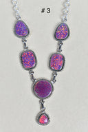 Sterling Silver Y Lariat Gemstone Necklace-Lariat and Y Necklaces-Rae Collective, Women's Online Fashion Boutique Located in Phoenix, Arizona (Scottsdale Area)