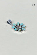 Turquoise Halo Delight Pendant-Pendant Necklaces-Krush Kandy, Women's Online Fashion Boutique Located in Phoenix, Arizona (Scottsdale Area)