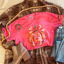 Pumpkin Disco Bow Tee