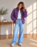 Elowen Zip Knit Cardigan