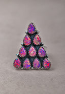 Pyramid Prism Gemstone Ring-Cluster Rings-Krush Kandy, Women's Online Fashion Boutique Located in Phoenix, Arizona (Scottsdale Area)
