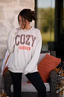 Cozy Season Sweatshirt-Graphic Tees-Krush Kandy, Women's Online Fashion Boutique Located in Phoenix, Arizona (Scottsdale Area)