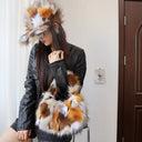 Wild Texture Plush Statement Hobo Bag-Pre order