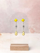 Rosarita Crystal Lemonade Earrings-Earrings-Krush Kandy, Women's Online Fashion Boutique Located in Phoenix, Arizona (Scottsdale Area)
