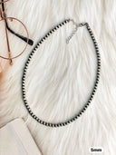 Desert Pearl Necklace 5mm