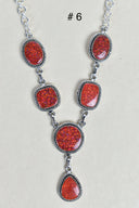 Sterling Silver Y Lariat Gemstone Necklace-Lariat and Y Necklaces-Rae Collective, Women's Online Fashion Boutique Located in Phoenix, Arizona (Scottsdale Area)