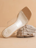 The Emma Clear | Invisible Block Heel