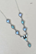 The Ethereal Elegance Sterling Silver Necklace-Lariat and Y Necklaces-Rae Collective, Women's Online Fashion Boutique Located in Phoenix, Arizona (Scottsdale Area)