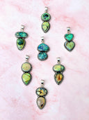 Sterling Opal Slab Pendants-Necklaces-Rae Collective, Women's Online Fashion Boutique Located in Phoenix, Arizona (Scottsdale Area)