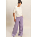 So Fetch Mineral Washed Wide-Leg Smocked Waist Pants | 6 Colors