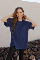 MONO B Naturally Cozy Organic Cotton Boyfriend Tee