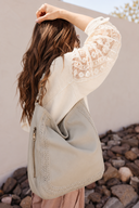 POL Lace Jean Jacket