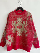 Christmas Element Round Neck Sweater-Rae Collective, Women's Online Fashion Boutique Located in Phoenix, Arizona (Scottsdale Area)