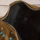 Outlaw Fringe Studded Hobo Bag