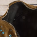 Outlaw Fringe Studded Hobo Bag