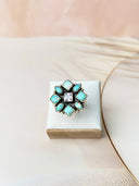 Multi Opal & Crystal Cluster Rings-Rings-Krush Kandy, Women's Online Fashion Boutique Located in Phoenix, Arizona (Scottsdale Area)