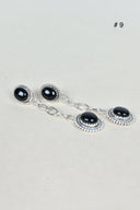 Gem Duet Chain Drop Earrings-Drop Earrings-Krush Kandy, Women's Online Fashion Boutique Located in Phoenix, Arizona (Scottsdale Area)