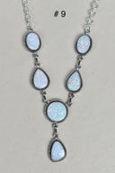 Sterling Silver Y Lariat Gemstone Necklace-Lariat and Y Necklaces-Rae Collective, Women's Online Fashion Boutique Located in Phoenix, Arizona (Scottsdale Area)