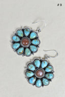 Sterling Silver Concho Cluster Earrings-Stud Earrings-Krush Kandy, Women's Online Fashion Boutique Located in Phoenix, Arizona (Scottsdale Area)
