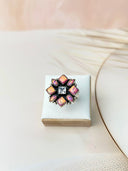 Multi Opal & Crystal Cluster Rings-Rings-Krush Kandy, Women's Online Fashion Boutique Located in Phoenix, Arizona (Scottsdale Area)