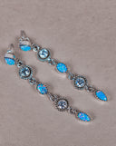 Triple Double Dangle Earrings-Drop Earrings-Krush Kandy, Women's Online Fashion Boutique Located in Phoenix, Arizona (Scottsdale Area)