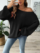 Round Neck Long Sleeve Sweater-Rae Collective, Women's Online Fashion Boutique Located in Phoenix, Arizona (Scottsdale Area)