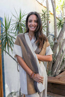 Multi-color Striped Knit Poncho-Cardigans-Krush Kandy, Women's Online Fashion Boutique Located in Phoenix, Arizona (Scottsdale Area)