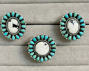 Mesmerizing Turquoise & White Buffalo Rings-Ring Sizers-Rae Collective, Women's Online Fashion Boutique Located in Phoenix, Arizona (Scottsdale Area)