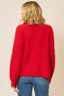 Soft Brushed Embroidered Bow Knit Sweater-Sweaters-Krush Kandy, Women's Online Fashion Boutique Located in Phoenix, Arizona (Scottsdale Area)