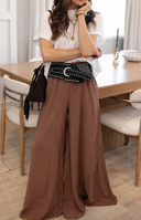 Wide Studded Western Buckle Belt | 3 Colors