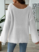 Round Neck Long Sleeve Sweater-Rae Collective, Women's Online Fashion Boutique Located in Phoenix, Arizona (Scottsdale Area)