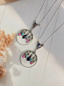 Moonlit Dreamcatcher Circle Necklace S.No 2