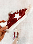 Sadie Star Sneakers, Red-Sneakers-Rae Collective, Women's Online Fashion Boutique Located in Phoenix, Arizona (Scottsdale Area)