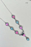 The Ethereal Elegance Sterling Silver Necklace-Lariat and Y Necklaces-Krush Kandy, Women's Online Fashion Boutique Located in Phoenix, Arizona (Scottsdale Area)