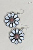 Sterling Silver Concho Cluster Earrings-Stud Earrings-Rae Collective, Women's Online Fashion Boutique Located in Phoenix, Arizona (Scottsdale Area)
