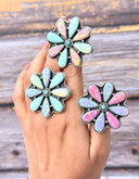 Multi Ultimate Opal Blooming Ring-Rings-Rae Collective, Women's Online Fashion Boutique Located in Phoenix, Arizona (Scottsdale Area)