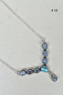 Y Knot Sterling Silver Necklace-Lariat and Y Necklaces-Krush Kandy, Women's Online Fashion Boutique Located in Phoenix, Arizona (Scottsdale Area)
