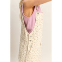 Floral Patterned Overalls