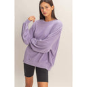 Vintage Ease Mineral Washed Crew Neck Sweatshirt | 8 Colors